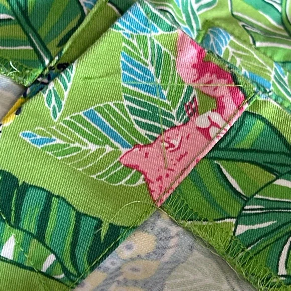 Polo Golf Ralph Lauren Lilly Jungle Print Pink Leopard Peacock Skort Size 6 NWOT - Picture 9 of 9